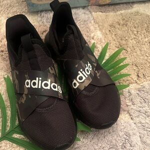 Adidas Black Camo Slip-On Sneakers